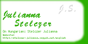 julianna stelczer business card